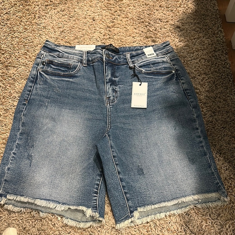 Denim shorts